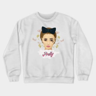 butterfly lady Crewneck Sweatshirt